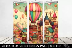 Vintage Postcard Style Design | 20 oz Tumbler Product Image 2