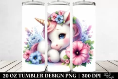 Baby Unicorn Petunia Tumbler Product Image 2