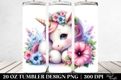 Baby Unicorn Petunia Tumbler Product Image 2