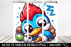 Colorful Crazy Woodpecker Tumbler Product Image 2