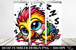 Colorful Crazy Woodpecker Tumbler Product Image 2