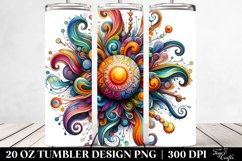 Colorful Whimsical Sun Tumbler Product Image 2