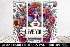 Valentines 20 Oz Tumbler Png Product Image 2