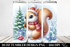 Cute Baby Squirrel Clipart 20 Oz Tumbler Product Image 2