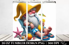 Gnome Beach Wear Lemon | 20 Oz Tumbler Product Image 2