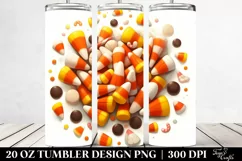 Digital Painting with Candy Corn | 20 oz Tumbler Product Image 2