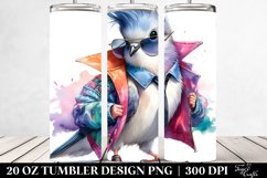 Watercolor Vibrant Drawing of a Cute Baby Dove, Transparent Product Image 2