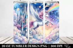 Enchanted Castle Unicorn | 20 Oz Tumbler Product Image 2