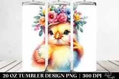 Cute Vibrant Baby Chicken 20 Oz Tumbler Product Image 2