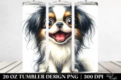 Funny Crazy Japanese Chin | 20 Oz Tumbler Product Image 2