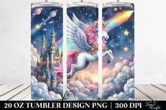 Enchanted Castle Unicorn | 20 Oz Tumbler Product Image 2