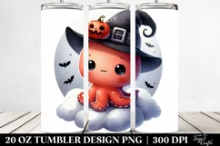 Baby Octopus Halloween 20 Oz Tumbler Product Image 2