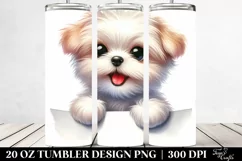 Cute Baby Maltese Tumbler Product Image 2