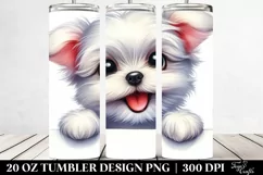 Cute Baby Maltese Tumbler Product Image 2