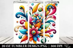 Colorful Whimsical Tumbler Product Image 2