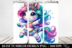 Colorful Vibrant Unicorn Tumbler Product Image 2