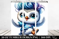 Baby Owl Jumping | 20 oz Tumbler Product Image 2