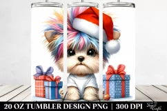 Enthusiastic Havanese Puppy, Watercolor 20 Oz Tumbler Product Image 2