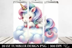 Pastel Baby Unicorn Cloud | 20 Oz Tumbler Product Image 2