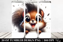 Funny Squirrel Peek-a-Boo | 20 Oz Tumbler Product Image 2
