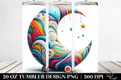 Whimsical Moon Art | 20 Oz Tumbler Product Image 2