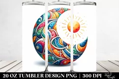 Whimsical Moon Art | 20 Oz Tumbler Product Image 2