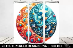 Whimsical Moon Art | 20 Oz Tumbler Product Image 2