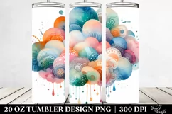 Whimsical Watercolor Cloud | 20 oz Tumbler Product Image 2