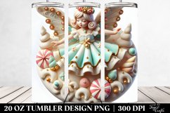 Pastel Martzipan Christmas Angel Clipart, Transparent 20 Oz Product Image 2