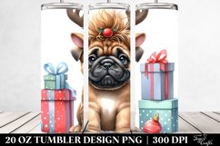 Adorable Baby Bullmastiff, Transparent 20 Oz Tumbler Product Image 2