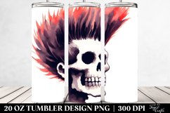 Halloween Skull Bart Simpson Tumbler Product Image 2