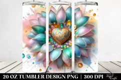 Detailed Shiny Sunflower Tumbler Product Image 2