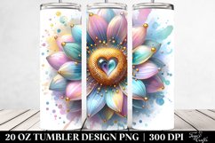 Detailed Shiny Sunflower Tumbler Product Image 2