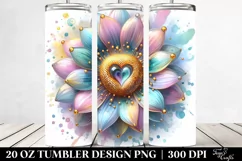Detailed Shiny Sunflower Tumbler Product Image 2