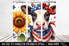 Proud Cow Portrait | 20 Oz Tumbler Product Image 2