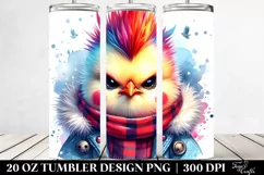 Cute Watercolor Baby Chicken Clipart Product Image 2