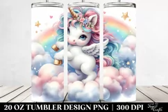 Baby Unicorn Dancing as Dancer | 20 Oz Tumbler Product Image 2