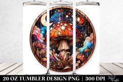 Detailed Stained Mushroom Tumbler Product Image 2