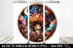 Detailed Stained Mushroom Tumbler Product Image 2
