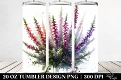 Glossy Watercolor Heather | 20 Oz Tumbler Product Image 2