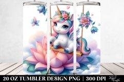 Swinging Unicorn | 20 Oz Tumbler Product Image 2