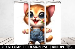 Excited Baby Cat | 20 Oz Tumbler Product Image 2
