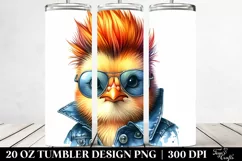 Assertive Baby Chicken, Vibrant 20 Oz Tumbler Product Image 2