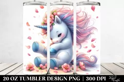 Tumbling Baby Unicorn | 20 Oz Tumbler Product Image 2