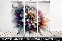 Glossy Dahlia Insert | 20 Oz Tumbler Product Image 2