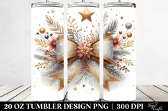 Whimsical Christmas Bow Clipart 20 Oz Tumbler Product Image 2