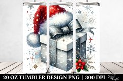 Washed Watercolor Present Clipart 20 Oz Tumbler Product Image 2