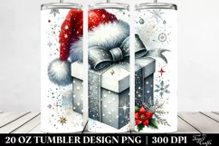 Washed Watercolor Present Clipart 20 Oz Tumbler Product Image 2