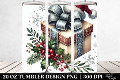 Washed Watercolor Present Clipart 20 Oz Tumbler Product Image 2