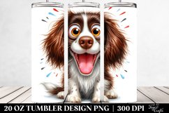 Crazy Looking Watercolor English Springer Spaniel | 20 Oz Product Image 2